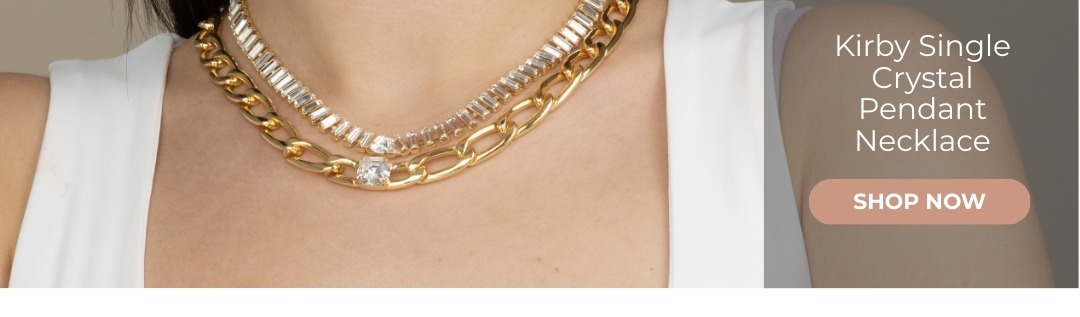 Kirby Single Crystal Pendant Necklace