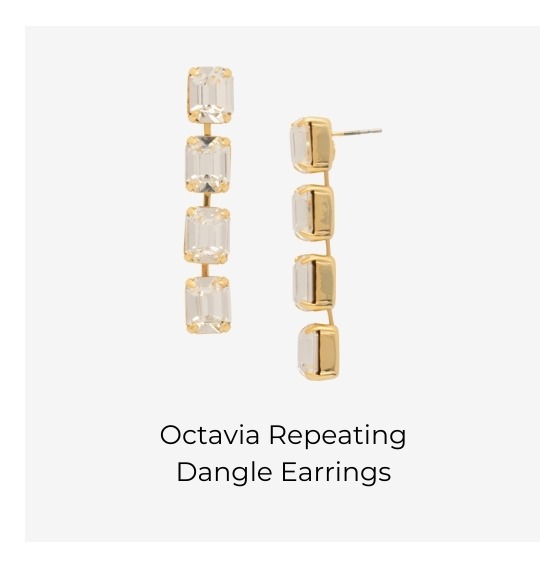 Octavia Repeating Dangle Earrings