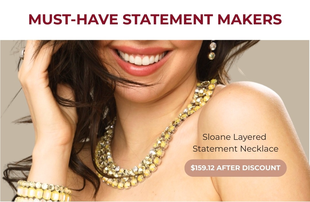 Must-Have Statement Makers - Sloane Layered Statement Necklace - $159.12 after discount