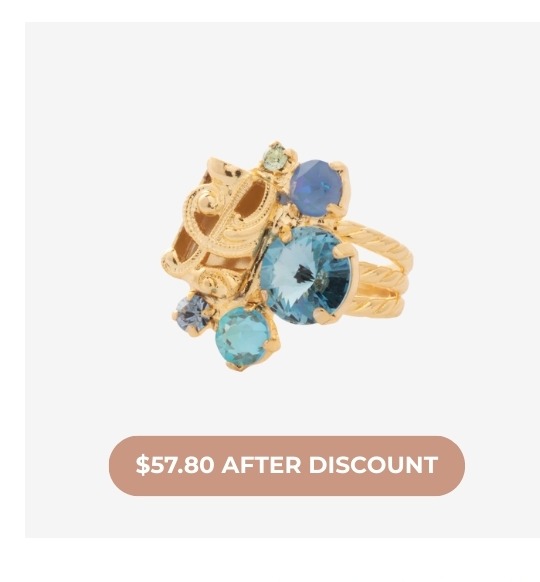 Paisley Statement Ring - $57.80 after discount