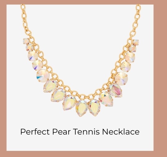 Perfect Pear Tennis Necklace