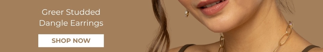 Greer Studded Dangle Earrings