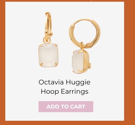 Octavia Huggie Hoop Earrings