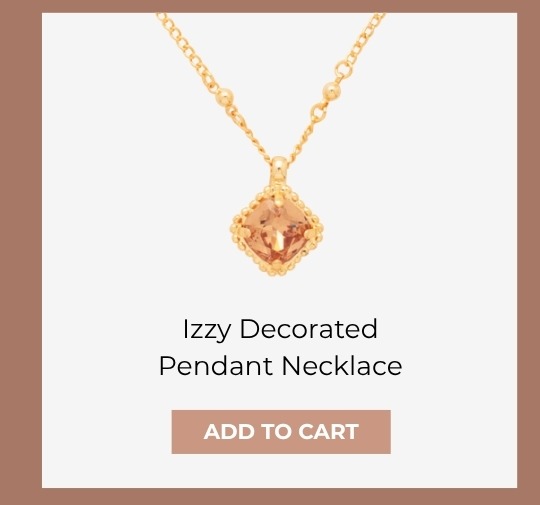 Izzy Decorated Pendant Necklace