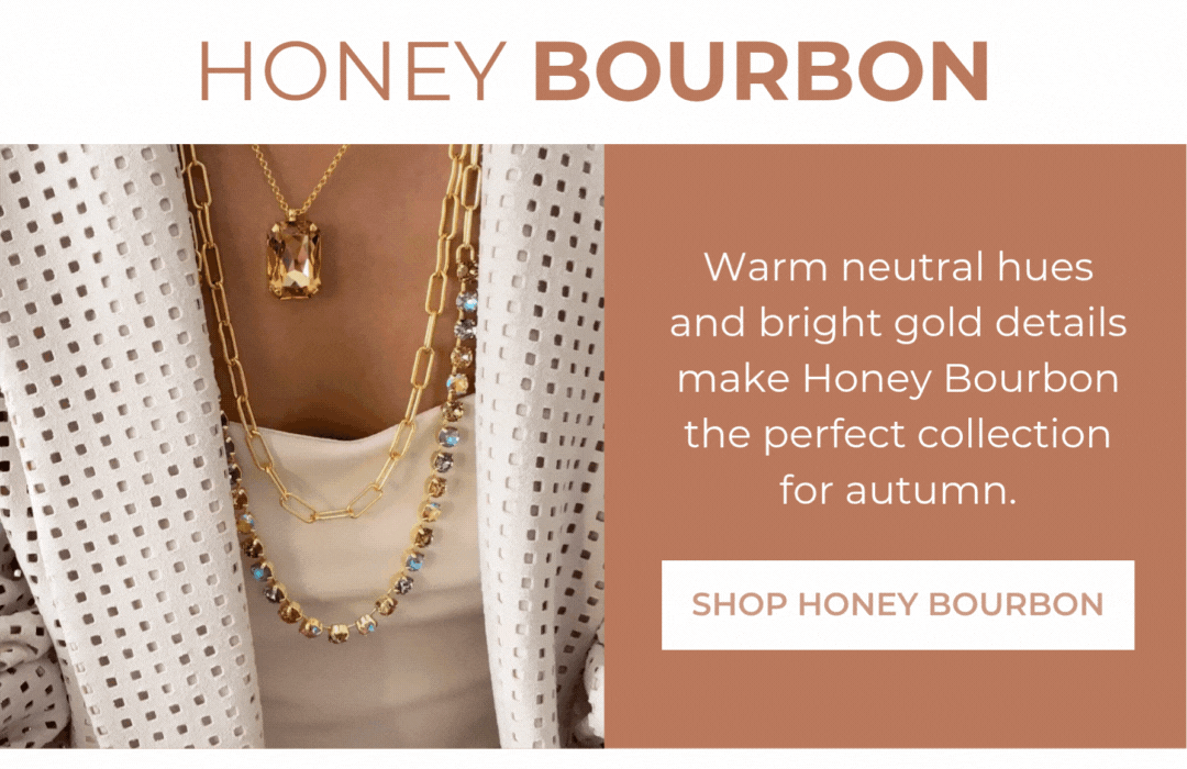 Honey Bourbon - Warm neutral hues and bright gold details make Honey Bourbon the perfect collection for autumn.