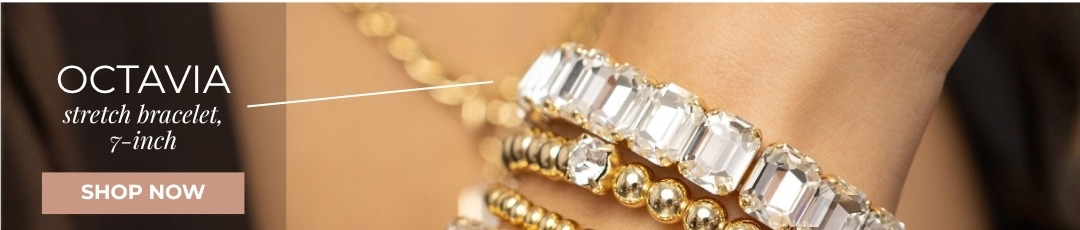 Octavia Stretch Bracelet, 7-inch