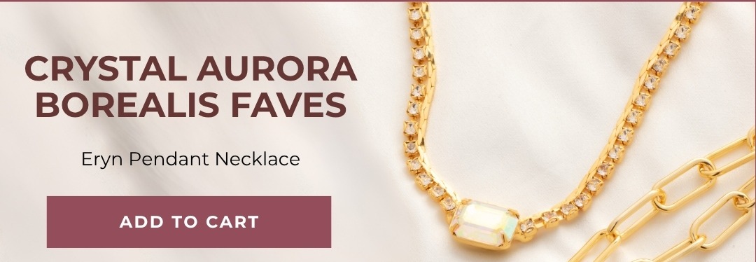 Crystal Aurora Borealis Faves - Eryn Pendant Necklace
