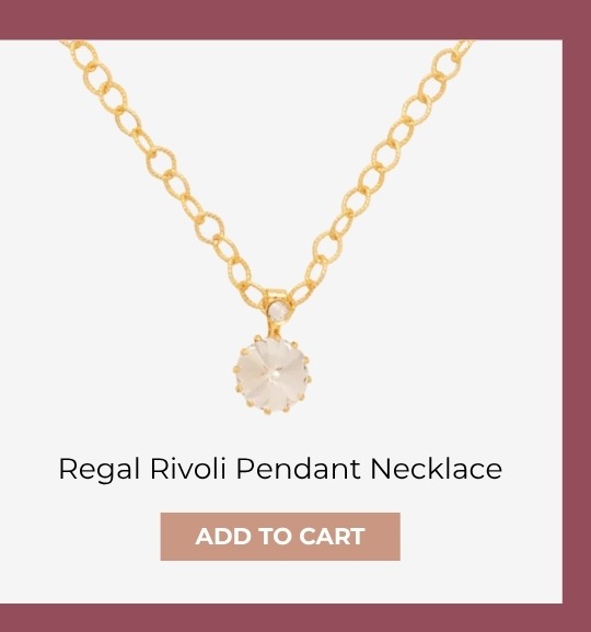 Regal Rivoli Pendant Necklace
