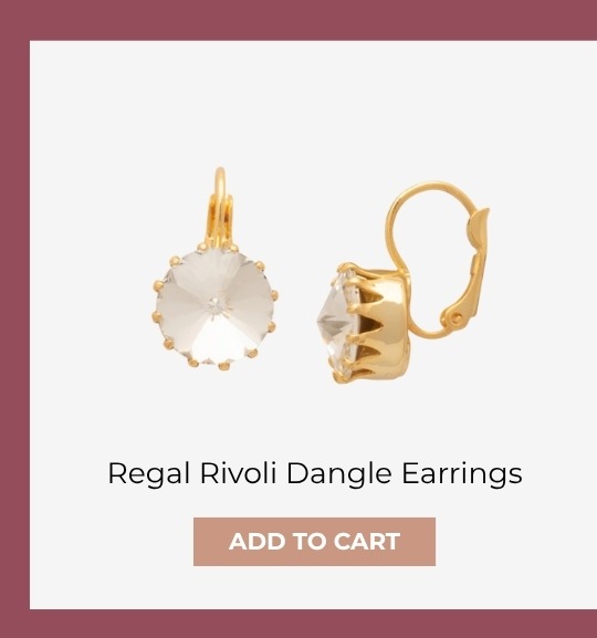 Regal Rivoli Dangle Earrings