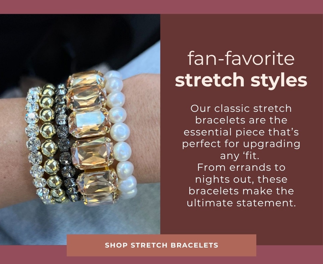 Fan-Favorite Stretch Bracelets - perfect for upgrading any 'fit, from errands to nights out.