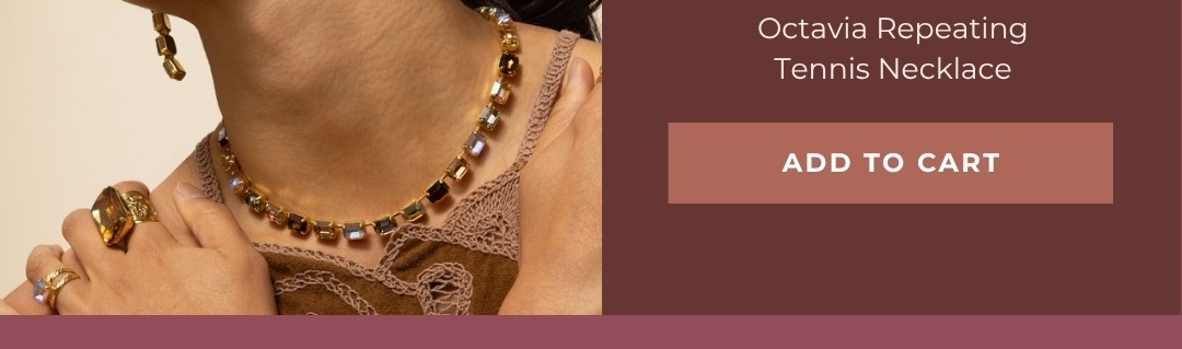 Octavia Repeating Tennis Necklace