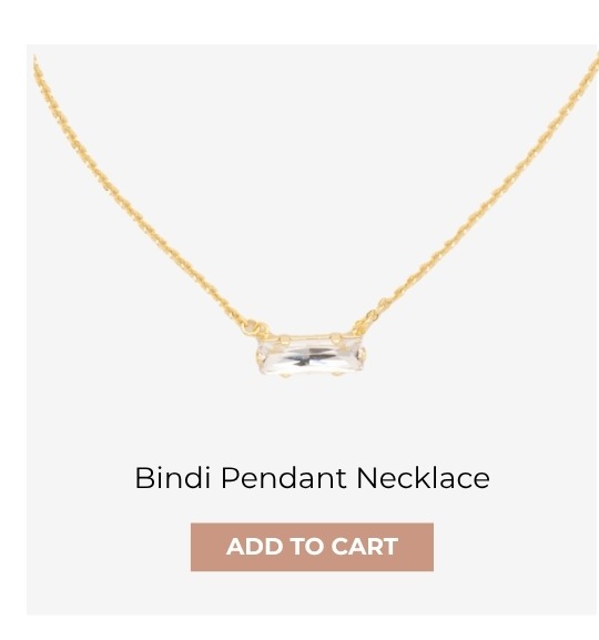 Bindi Pendant Necklace