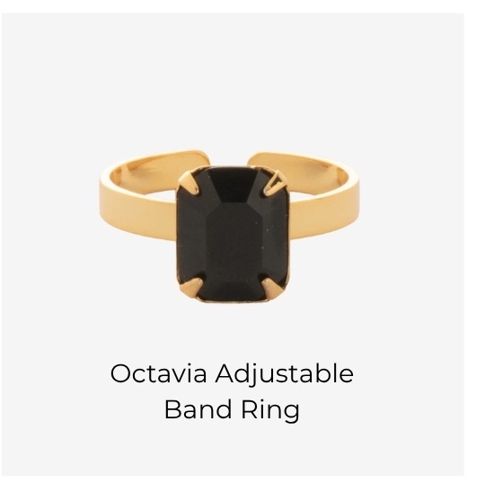 Octavia Adjustable Band Ring