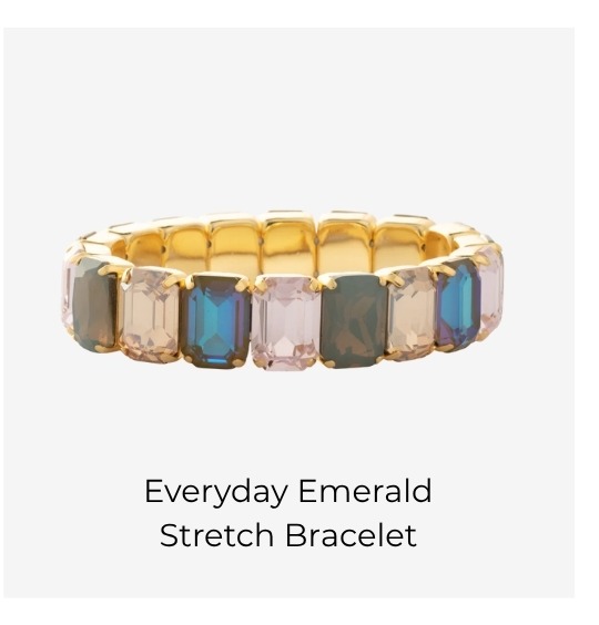 Everyday Emerald Stretch Bracelet