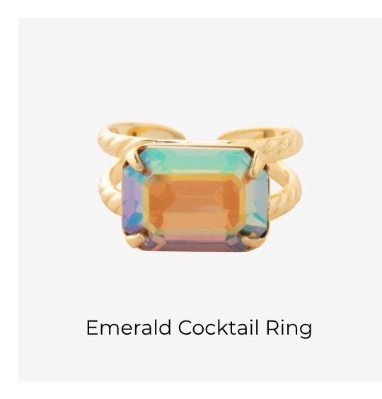 Emerald Cocktail Ring