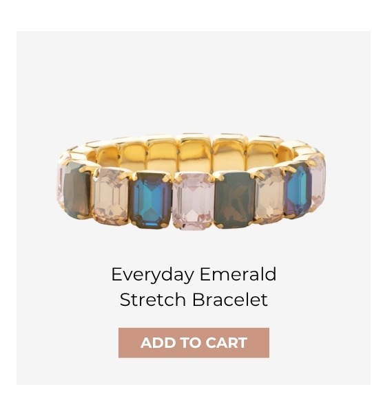 Everyday Emerald Stretch Bracelet
