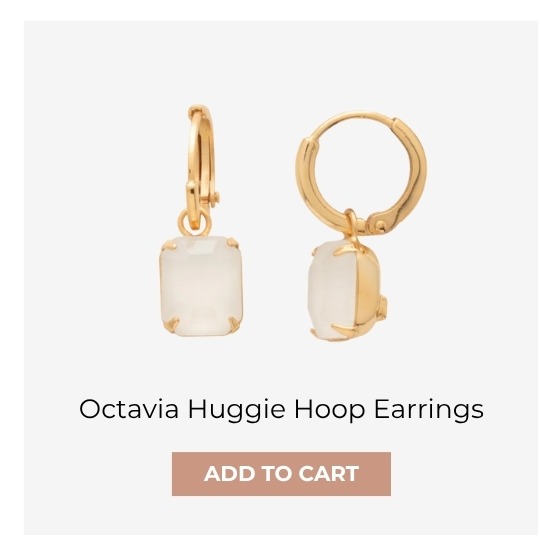Octavia Huggie Hoop Earrings