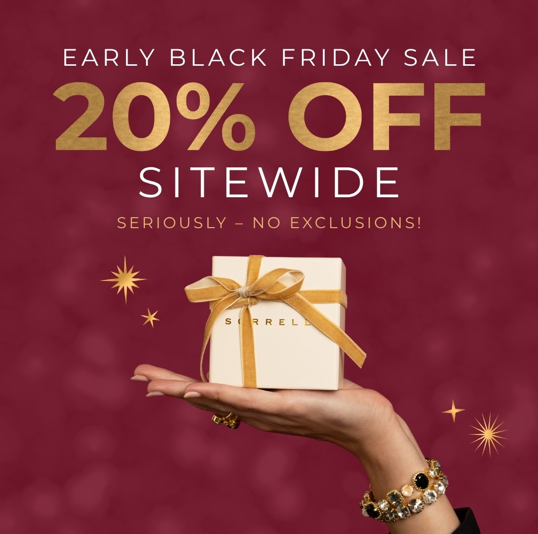 Early Black Friday Sale: 20% Off Sitewide - Seriously, No Exclusions!