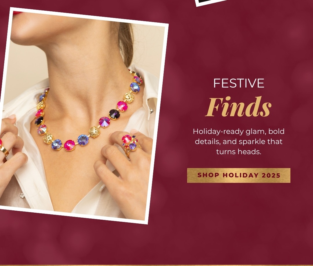 Festive Finds: Holiday-ready glam, bold details, and sparkle that turns heads. Shop Holiday 2025