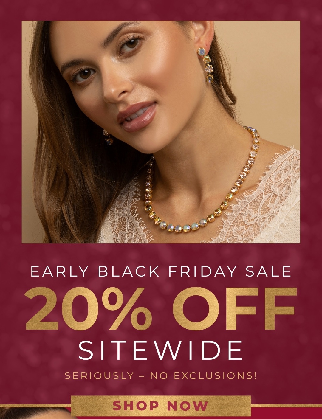 Early Black Friday Sale: 20% Off Sitewide - Seriously, No Exclusions!