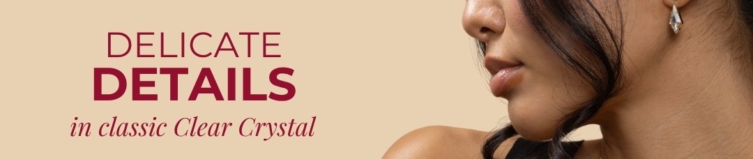 Delicate Details in Classic Clear Crystal