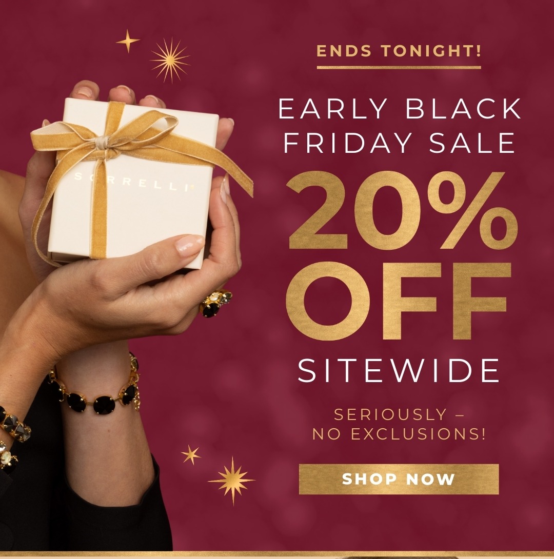 Ends Tonight! Early Black Friday Sale: 20% Off Sitewide - Seriously, No Exclusions!