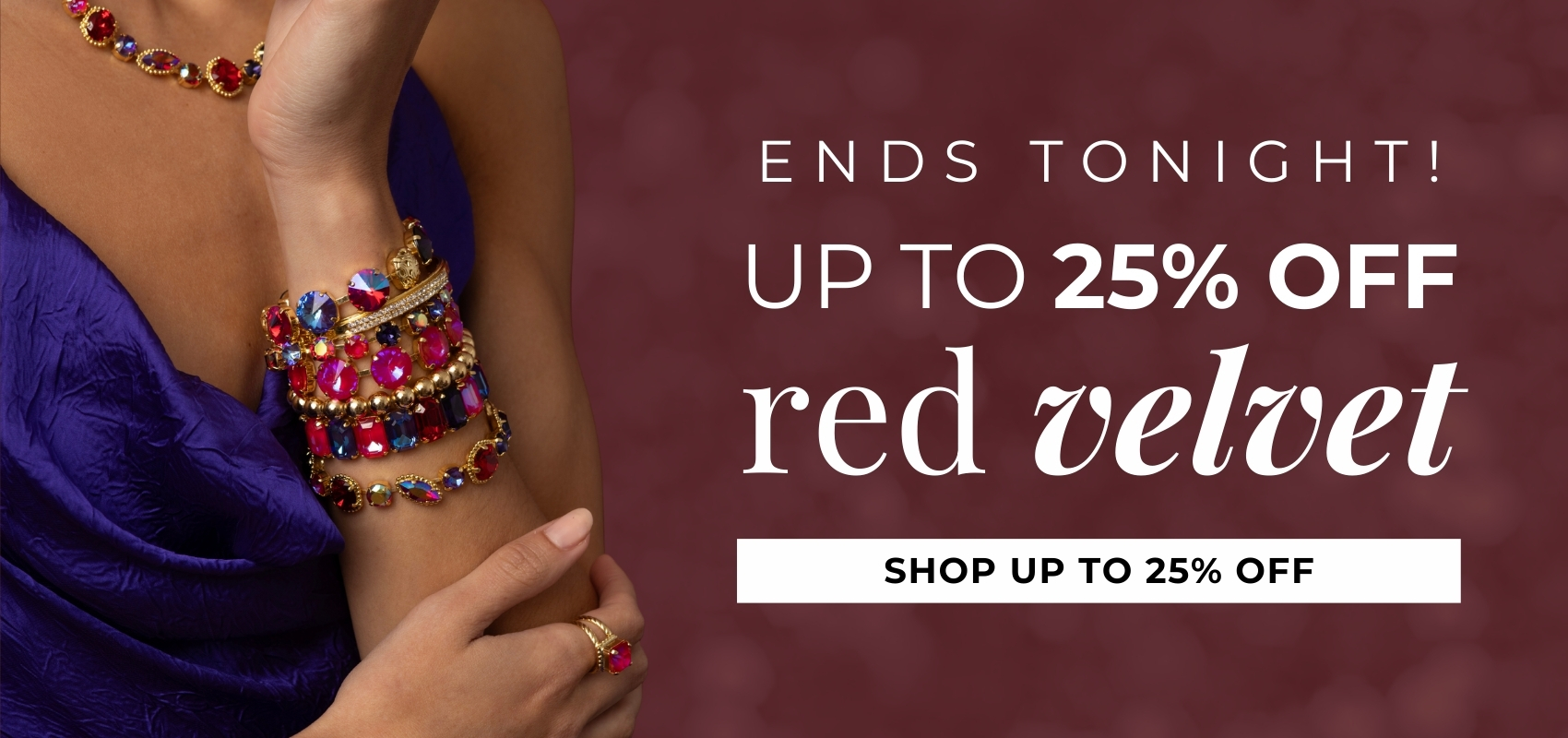Ends Tonight! Up to 25% Off Red Velvet