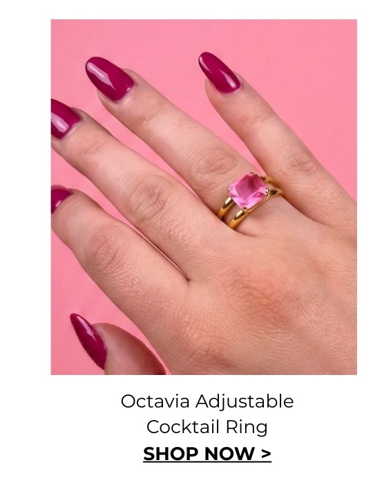 Octavia Adjustable Cocktail Ring