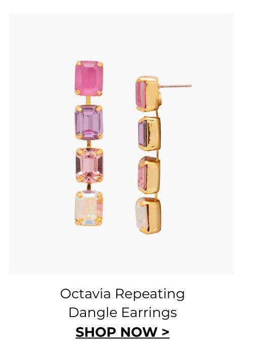 Octavia Repeating Dangle Earrings