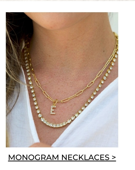 MONOGRAM NECKLACES