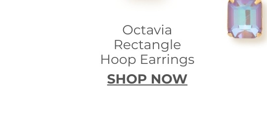 Octavia Rectangle Hoop Earrings