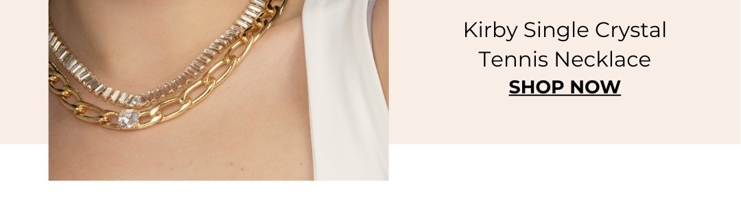 Kirby Single Crystal Tennis Necklace