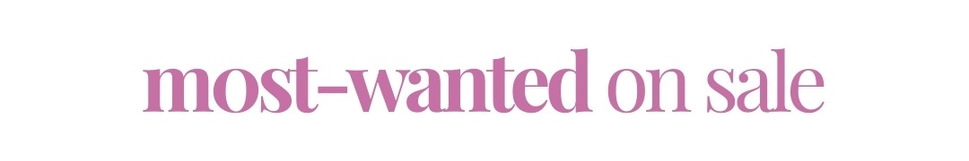Most-wanted on sale