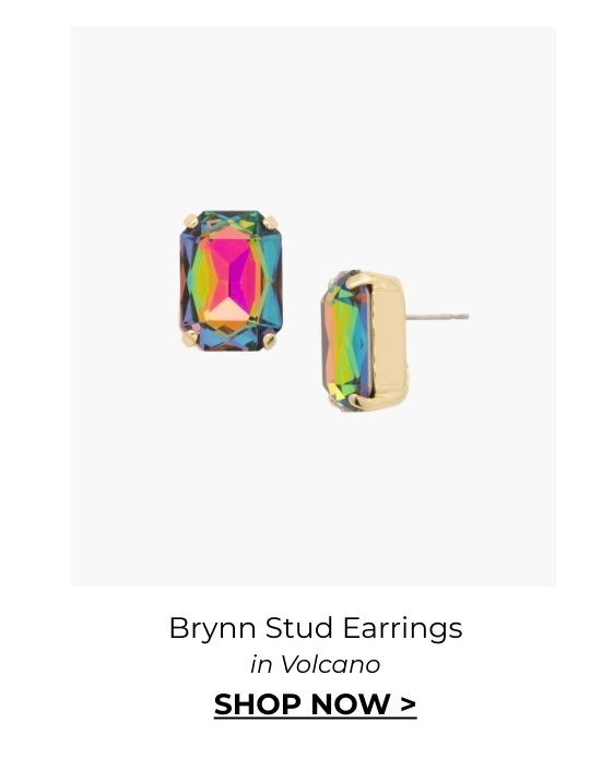 Brynn Stud Earrings in Volcano