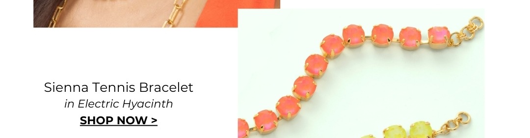 Sienna Tennis Bracelet in Electric Hyacinth
