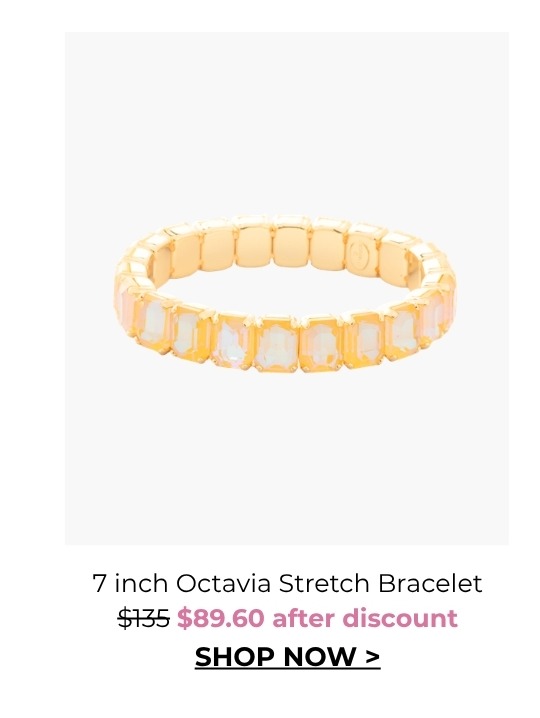 7 inch Octavia Stretch Bracelet was $135 now $89.60 after discount