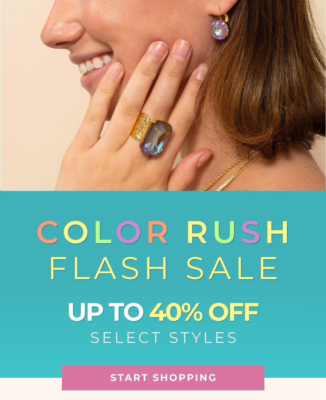 Color Rush Flash Sale: Up to 40% Off Select Styles