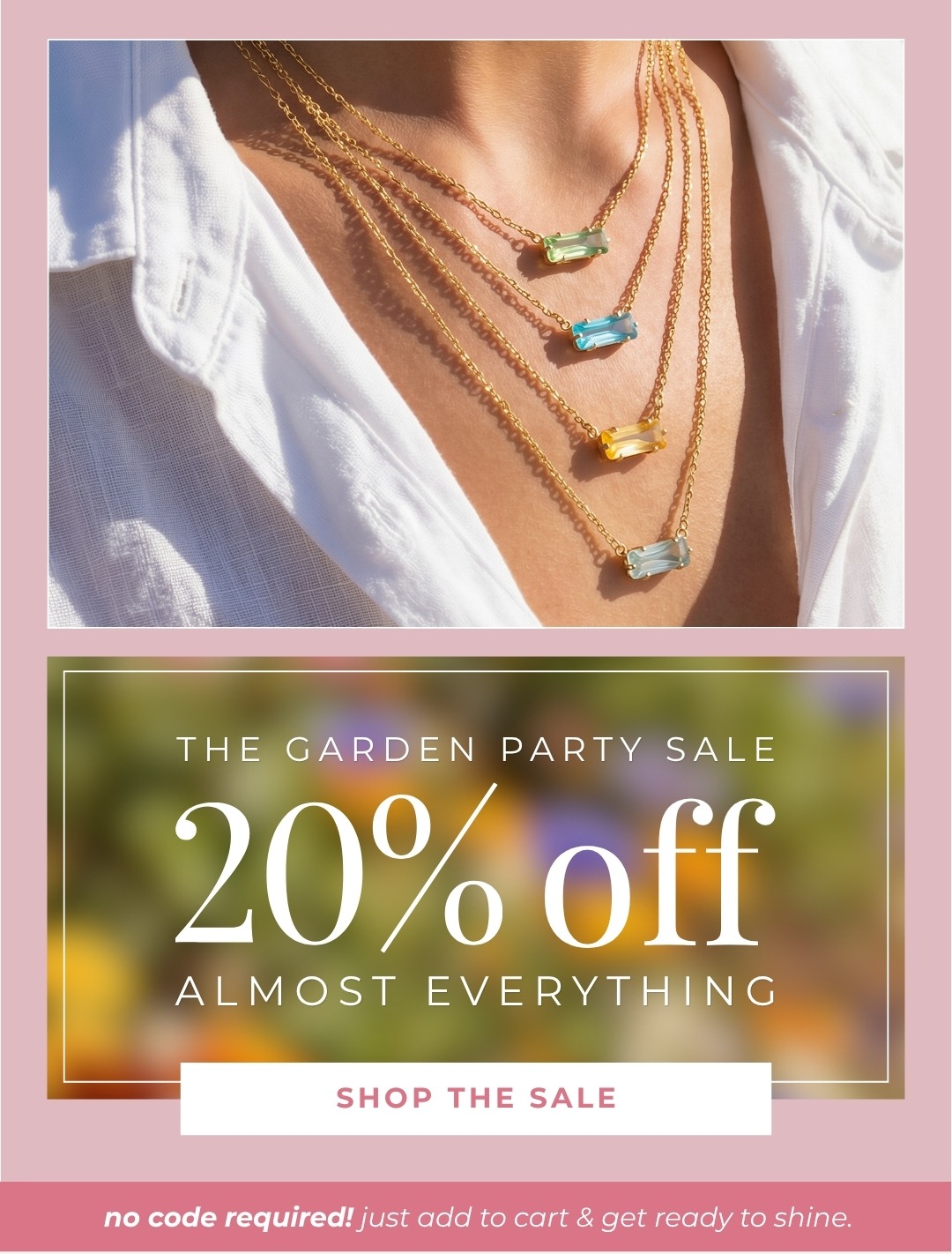 The Garden Party Sale: 20% Off Almost Everything