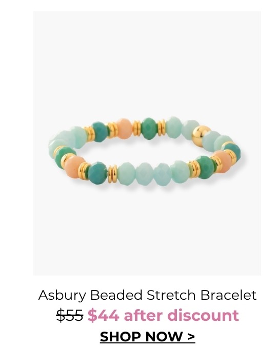 Asbury Beaded Stretch Bracelet - was $55 now $44