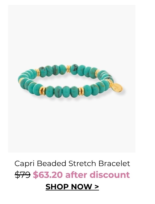 Capri Beaded Stretch Bracelet - was $79 now $63.20
