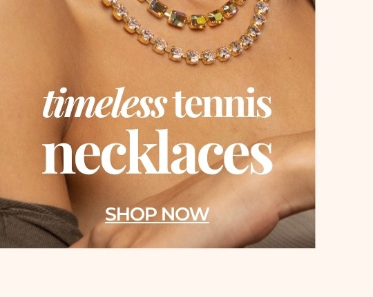 Timeless tennis necklaces