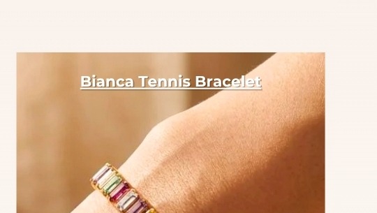 Bianca Tennis Bracelet
