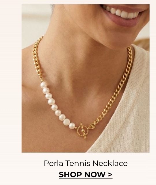 Perla Tennis Necklace