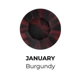 January: Burgundy
