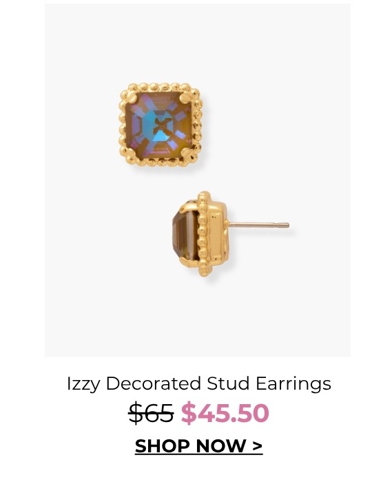 Izzy Decorated Stud Earrings - was $65 now $45.50 