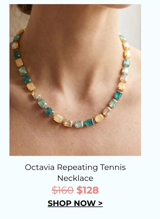Octavia Repeating Tennis Necklace - was $160 now $128