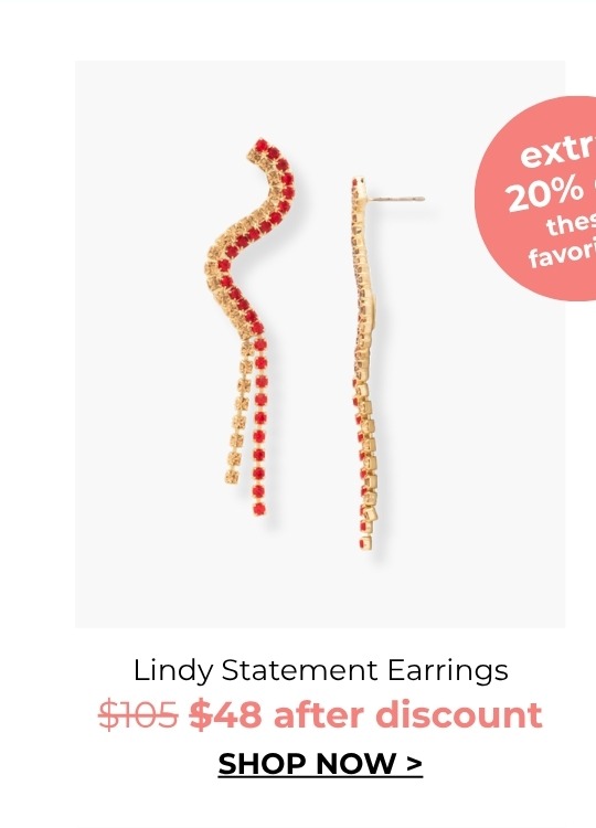 Lindy Statement Earrings - was $105 now $48 after discount
