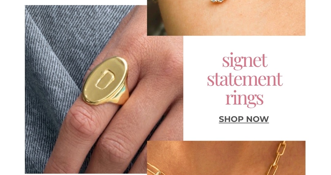 Signet Statement Rings
