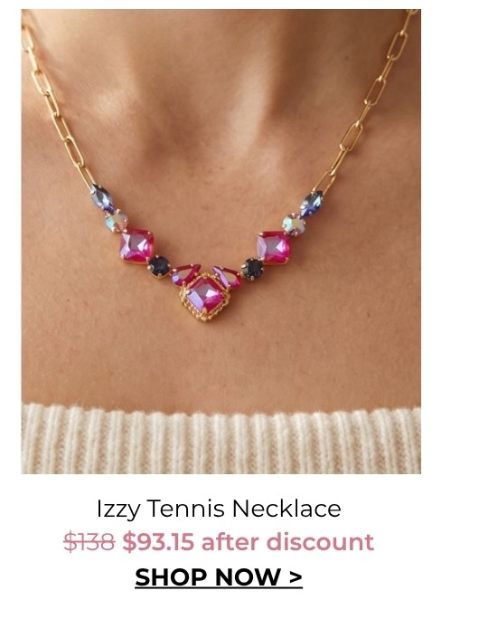 Izzy Tennis Necklace now $93.15 after discount