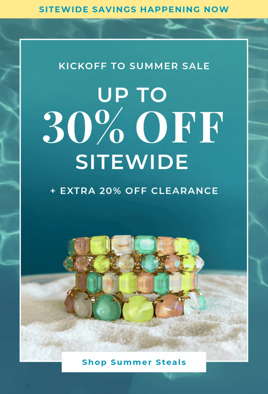 Sitewide Savings Happening Now: Kickoff to Summer Sale! Up to 30% Off Sitewide + Extra 20% Off Clearance - Shop Summer Steals